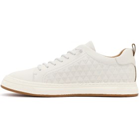Resim Derimod Erkek Beyaz Bağcıklı Baskılı Deri Sneaker 26SFD698618 