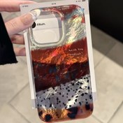 Resim Retro Yama Renk Bloğu Buz Deseni Şok Emici Yumuşak Kabuk Apple Için Uygun for iphone 16/XR/11/12/13/14/15 Plus Pro Max/7/Plus Ve Diğer Modeller İçin, Dayanıklı, Leke Giderici Ve Parmak İzi Giderici HL Büyük Delik Vortex - Şeffaf Beyaz - Yama Renk Bloğu 