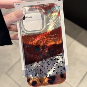 Resim Retro Yama Renk Bloğu Buz Deseni Şok Emici Yumuşak Kabuk Apple Için Uygun for iphone 16/XR/11/12/13/14/15 Plus Pro Max/7/Plus Ve Diğer Modeller İçin, Dayanıklı, Leke Giderici Ve Parmak İzi Giderici HL Büyük Delik Vortex - Şeffaf Beyaz - Yama Renk Bloğu 