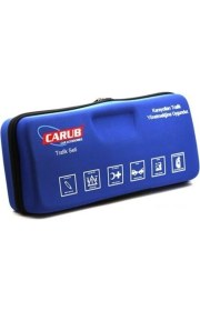 Resim Carub Lüx Trafik Seti Çantalı Belgeli Trafik Yönetmeliğine Uygun 1kg Yangın Söndürücülü 