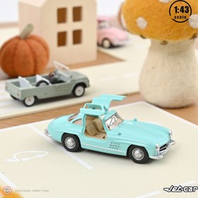Resim 1:43 Norev 1955 Mercedes Benz 300SL Blue Jet Car 