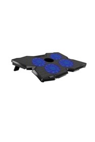 Resim Dexim Dna001 13"-18" 4 Fan Ledli Notebook Soğutucu Stand Özel Sessiz Fan 