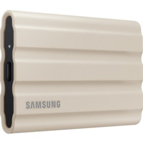 Resim Samsung 1TB T7 Shield USB 3.2 Bej (Okuma 1050MB - Yazma 1000MB) MU-PE1T0K-WW Harici SSD 