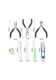 Resim Pazly Taşınabilir Kuyumcu Seti: Takı Boncuk Yapım & Tamir Araçları, Penselerle 