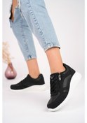 Resim Muggo Asia Garantili Kadın Ortopedik Günlük Bağcıklı Yandan Fermuarlı Rahat Sneaker Spor Ayakkabı 001 