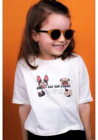 Resim Yeni Unisex 3-9 Yaş Polarize Turuncu Çocuk Güneş Gözlüğü Turuncu 