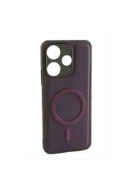 Resim Xiaomi Redmi 13 Magsaff Kapak Kılıf Mor 