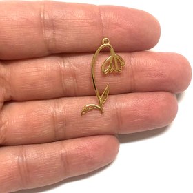 Resim Altın Kaplama Burç Çiçeği - Ocak - Kardelen 