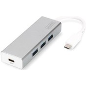 Resim Digitus DA-70242 3 Port USB 3.0 - 1 Port USB Type-C Hub 