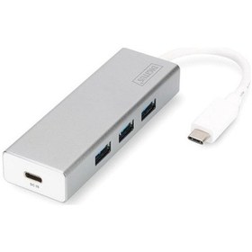 Resim Digitus DA-70242 3 Port USB 3.0 - 1 Port USB Type-C Hub 