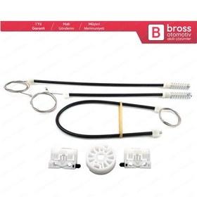 Resim Chevrolet Cruze MK1 2008-2016 İçin Ön Sol Cam Kriko Tamir Seti 