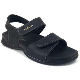 Resim Pepino Ceyo Bello-3 Ortopedik Cırtlı Unisex Çocuk Sandaleti Siyah 