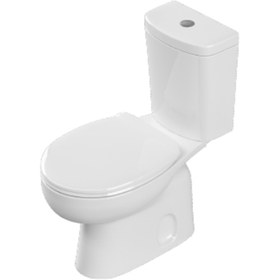 Resim Lapino Elmas Alttan Çıkışlı Klozet + Rezervuar (LAPINO-5305+5590) 