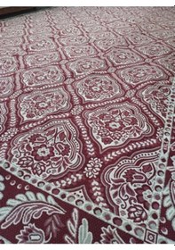 Resim Savan Dokuma Halı Örtüsü 9m² Kale Bordo5 Bordo 