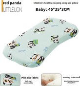 Resim Dianziye 0-3 Yaş Bebek Dikey Kafa Koruyucu Yastık - Mevsimler Arası Kullanim - Panda Desenli 40x25x3cm - Toptan Satış 
