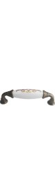 Resim Mestore Klasik Silindir Kulp Antik Sarı 96 mm - 9996670094597 