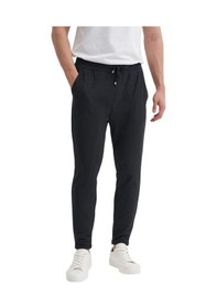 Resim Cazador Erkek Regular Fit Süet Eşofman Altı Siyah 