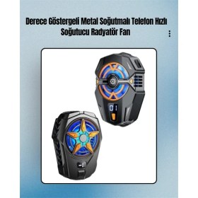 Resim Cep Telefonu Radyatörü – Type-C, 2 Vitesli, Sessiz Soğutma Fanı 