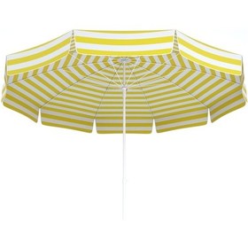 Resim Türklersemsiye Tevalli Parasol'S 100/10 Delüks Plaj Ve Bahçe Şemsiye - Sarı Beya 