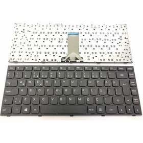 Resim Lenovo Uyumlu Ideapad Flex 2 14, Klavye Siyah Renk Q Tuş Takımı 