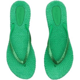 Resim Fern Green Cheerful01 - Yeşil Simli Parmak Arası Terlik-6948 Yeşil 