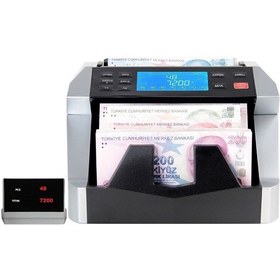 Resim Plus Schwarz Karışık Para Sayma Makinesi, TL, Euro, Usd + Müşteri Ekranı 