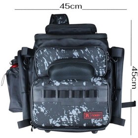 Resim Noeby Super Boy Lux Gri Kamuflaj Sırt Çantası 