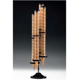 Resim Zicco AKALINLAR Dondurma Servis Külah Standı 4lü 