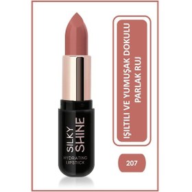 Resim Golden Rose Silky Shine Hydrating Lipstick Nemlendirici Parlak Ruj No:207 