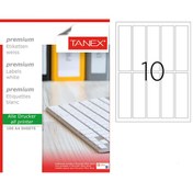 Resim Tanex Tw-2237 37X133MM Lazer Etiket 100'lü Tanex