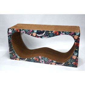 Resim Lazy Paws Kedi Tırmalama Kanepesi - Karton Kedi Tırmalama - Yatay Tırmalama - X-large (68X24X33 CM) - Okyanus 