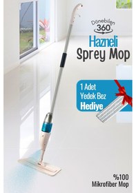 Resim Grimorlife Deterjan Ve Su Hazneli Sprey Mop Paspas Temizlik Seti- 1 Adet Yedek Bez Hediyeli 