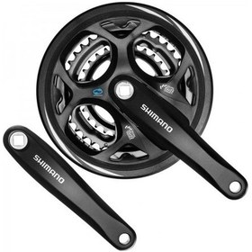 Resim Shimano Altus Fc-m311 Aynakol 3x8v Kapaklı 28/38/48t 175mm Siyah 