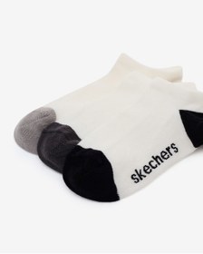Resim SKECHERS 3'Lü Paket Colortips Bilekli Çorap Büyük Erkek Çocuk Beyaz Çorap SK2520136-3474 