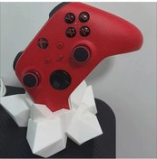 Resim Gaojunshop01 Xbox Ps4 Ps5 Uyumlu 3d Baskılı Kristal Oyun Kumandası Standı Beyaz 