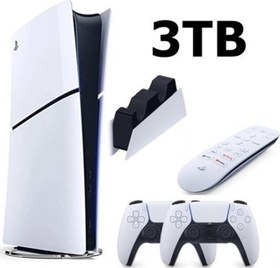 Resim Sony Playstation 5 Slim Dijital 3TB+2.DualSense Kol+ŞARJ İSTASYONU+MEDİA KUMANDA 