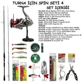 Resim Turna Avı İçin Spin Olta Seti 4 