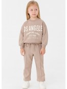 Resim Los Angeles Kız Çocuk Eşofman Takım Bej 