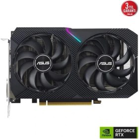 Resim Asus 8gb Dual RTX3050-O8G-V2 Gddr6 128BIT Hdmı-Dp-Dvı Pcıe 4.0 