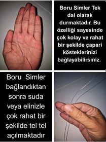 Resim Ea genset Hazır Çapari Kombini Boru Sim Mor Makarada 
