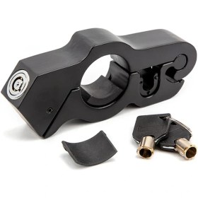 Resim Elmpaly Siyah 1 Adet Sağlam Alüminyum Alaşım Bisiklet Kilidi Motor Elektrikli Scooter 