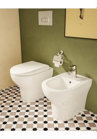 Resim 127-003-009 Vitra Zentrum Klozet Kapağı, Yavaş Kapanır 