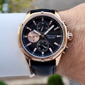 Resim Ferrucci Kasası Bronz Kordonu Siyah Renk 44 Mm Göstergeleri Aktif Erkek Kol Saati 