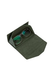 Resim PLM Smart Glass Deri Gözlük Kılıfı TN16 Yeşil 