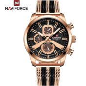 Resim Hanyang Rgb Navıforce Erkek Takvim Saatler Erkekler Için Rahat Spor Izle Kuvars Kol Saati Paslanmaz Çelik Kayış Izle Relogio Masculino 2022 (Yurt Dışından) 