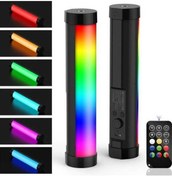 Resim Ebitda Luxceo P100 Rgbfotoğrafvideo Işığı Çubuğu Uzaktan Kumandalı El Taşınabilir Dolgu Işık 