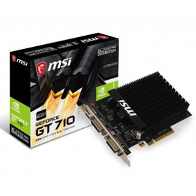 Resim MSI GeForce GT 710 64 Bit DDR3 2 GB Ekran Kartı 