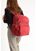 Resim Ultra Hafif Orta Boy Sırt Çantası Çok Cepli Unisex Kırmızı Model: 571-4b - Kırmızı 