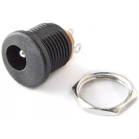 Resim Ic-258 Dc Şase 2.5 Mm 5.5X2.5 Mm Erkek Şase Jak Fiş Somunlu 25 Adet 