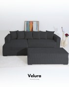 Resim Velura Home & Living Yumi Köşe Takımı - Fitil Kumaş 